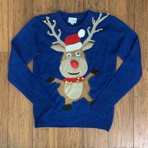 Women’s Silly Reindeer Christmas Sweater